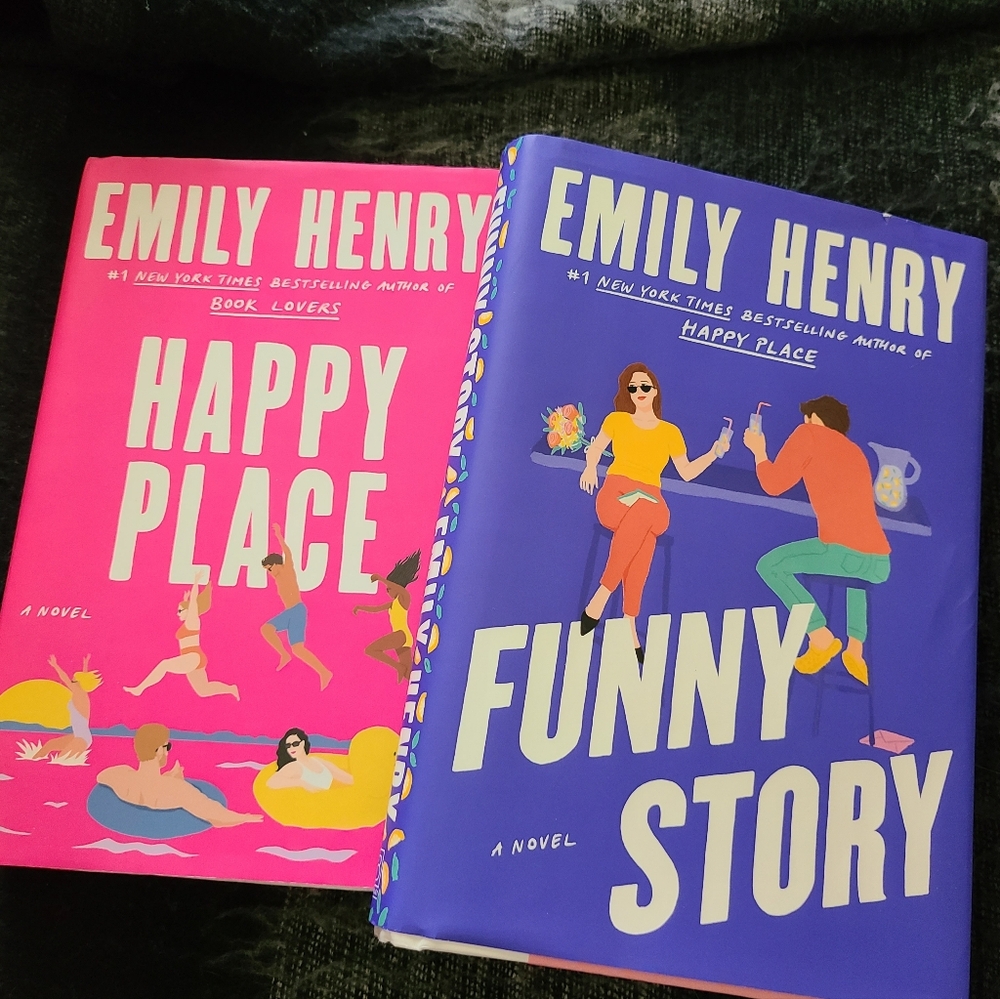 Book Bundle- Emily Henry - Happy Place and Funny Story - Hardcovers